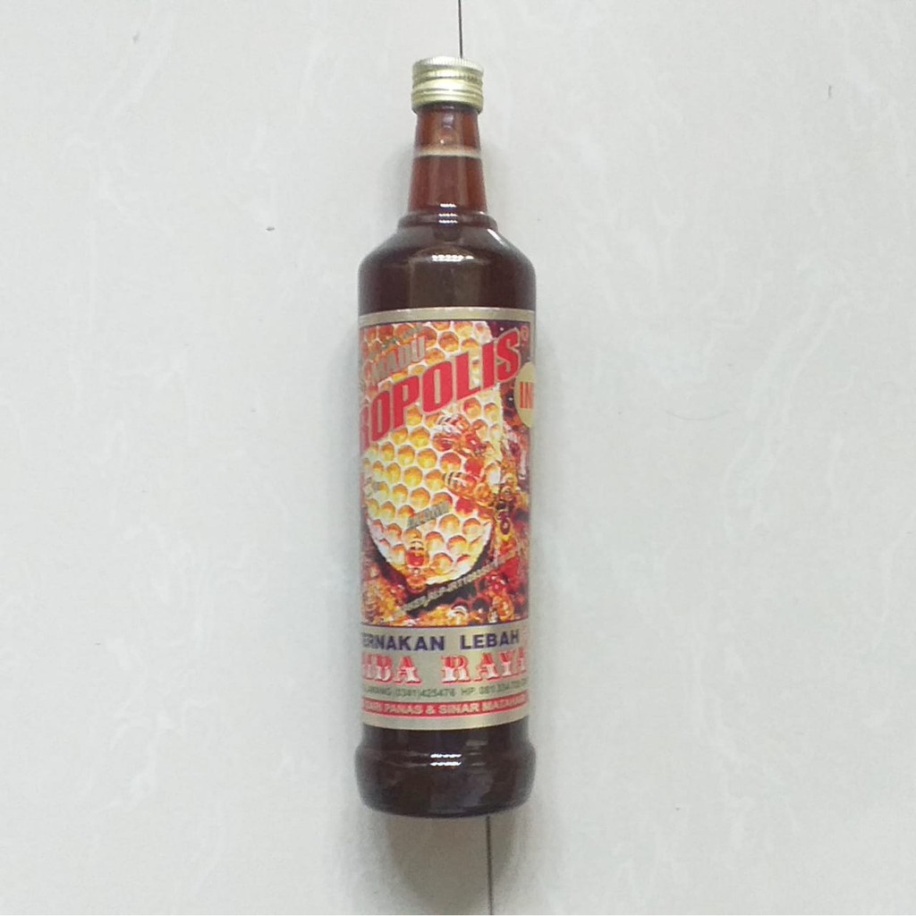 Madu Propolis Infeksi 600ml Botol Kaca / Madu Rimba Raya