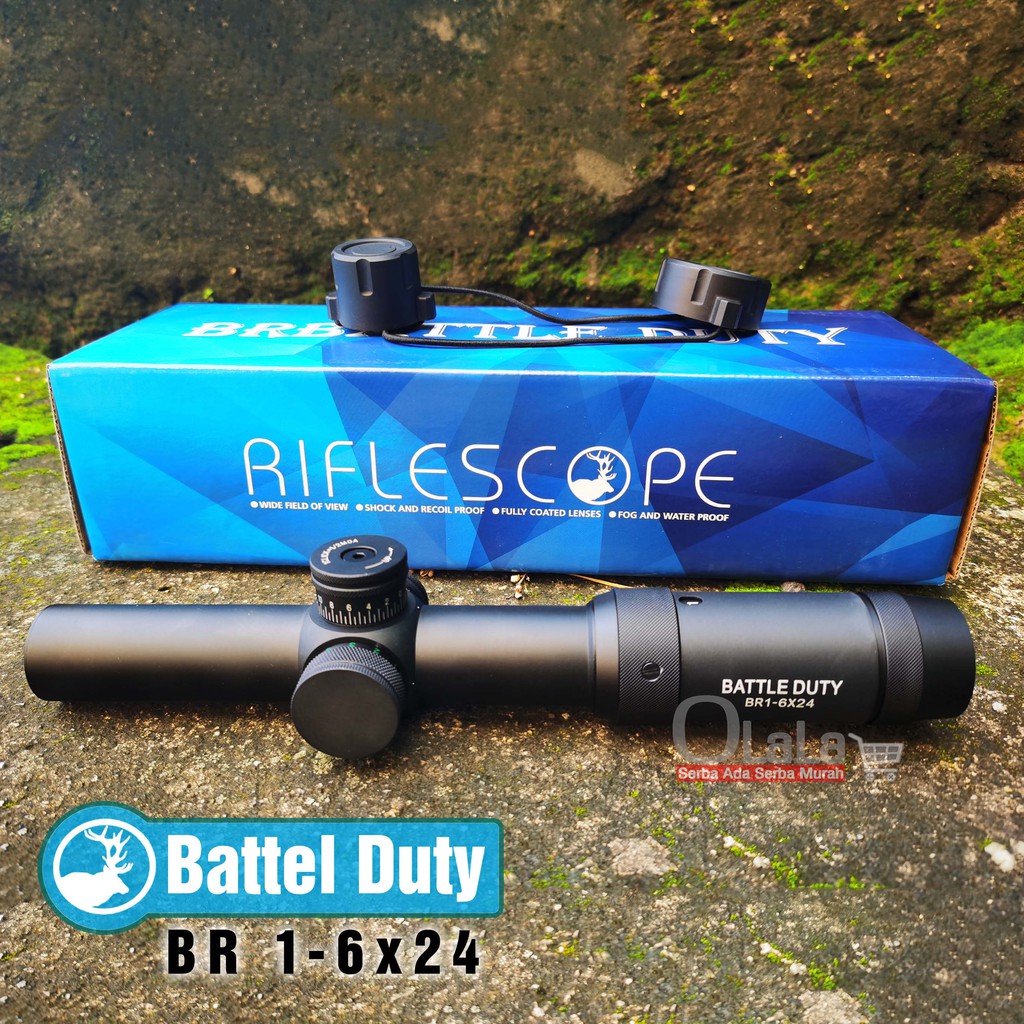 BATTLE DUTY RIFLESCOPE BR 1-6x24