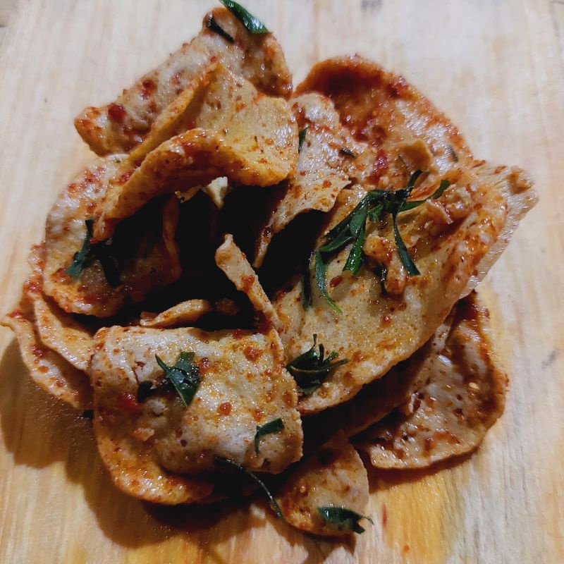 

Basreng pedas daun jeruk
