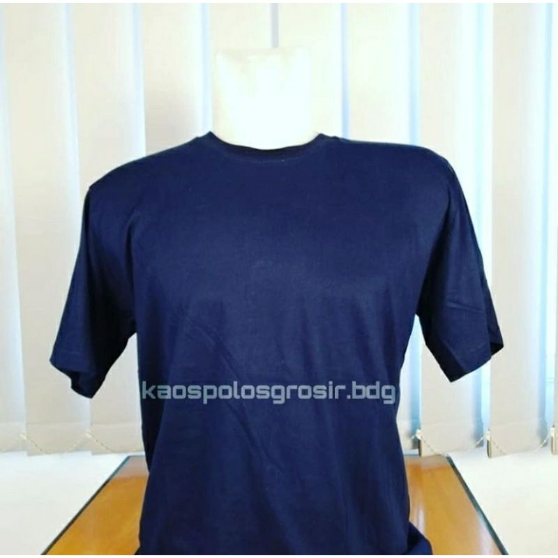 Jual Kaos Polos Bahan Cotton Combed 30s Warna Navy Kaos Polos Bandung Kaos Polos Murah