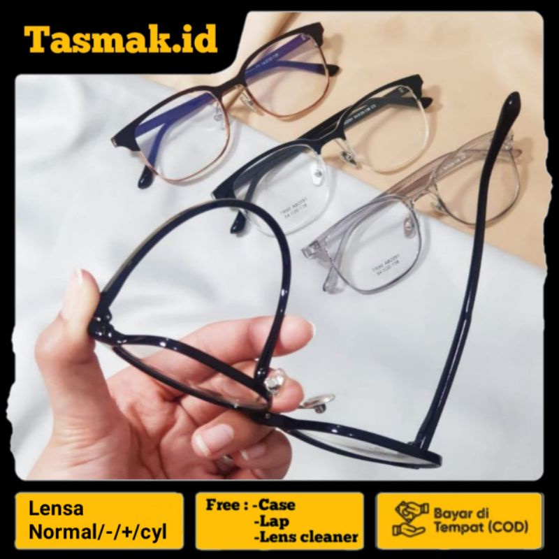 Kacamata lentur | kacamata antiradiasi | lensa minus plus dan silinder T2091