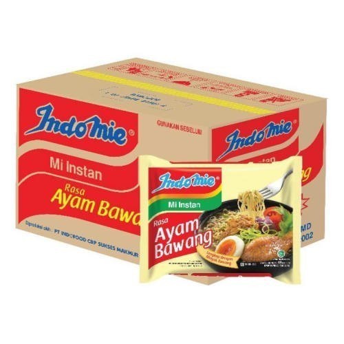 

Indomie Mie Instan Rasa Ayam Bawang - 1 Dus / Karton