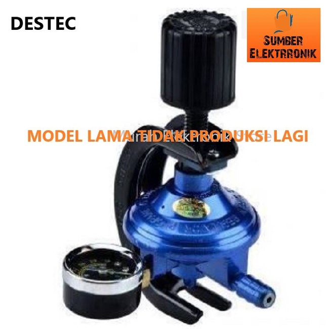Destec Regulator Gas Com-U12R  Pengganti Destec 201 (Meter dan Non Meter) free bubble plus garansi