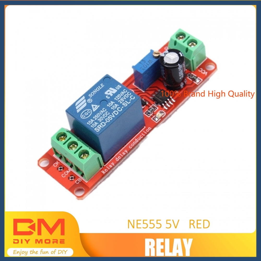 〖Factory Supplier/COD〗Modul Switch Delay Relay Shield NE555 DC 5V 0-10 Detik