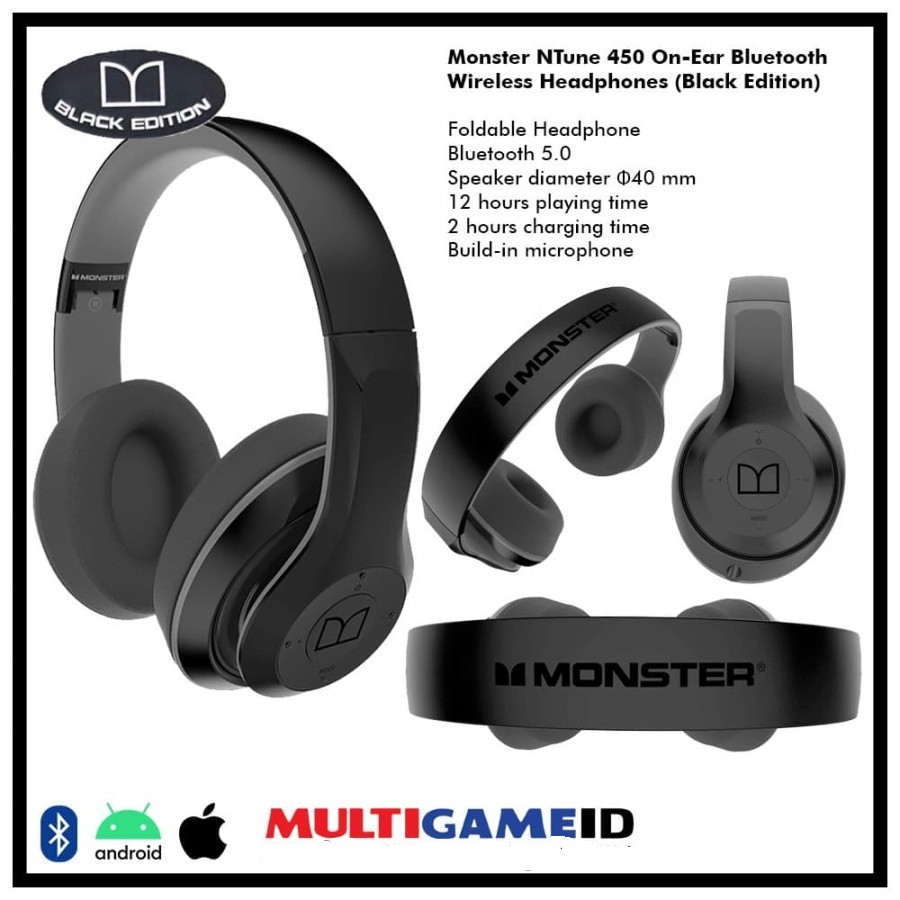 Headset Monster Wireless N-Tune 450