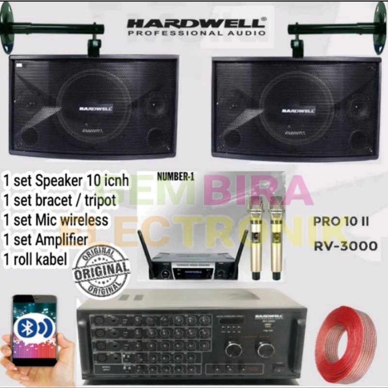 Paket Karaoke Sound system Hardwell Original outdoor indoor