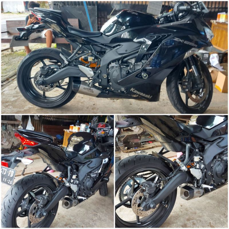 knalpot yoshimura full system for zx25r ( pnp )