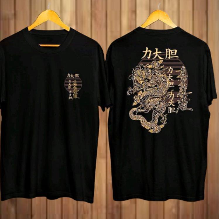 KAOS PRIA   / KAOS MOTIF NAGA / BAJU KAOS NAGA  P36G