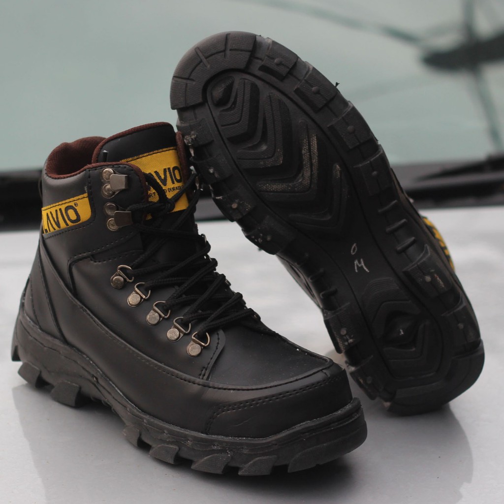  Sepatu  Boots  Original Safety Pria Lavio  Wood Shopee 