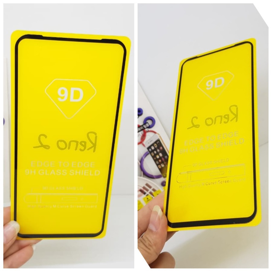 OPPO RENO 2/RENO 2F TEMPERED GLASS FULL LEM ANTI GORES KACA FULL COVER