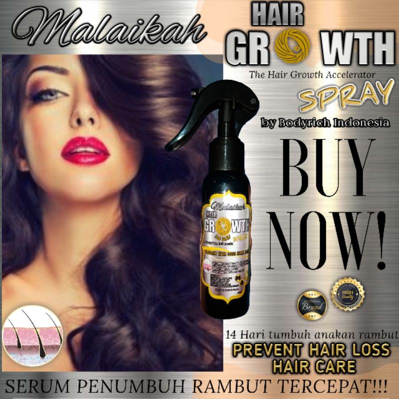 Malaikah Hair Growth Serum Obat Penumbuh Rambut Botak dan Rontok Parah