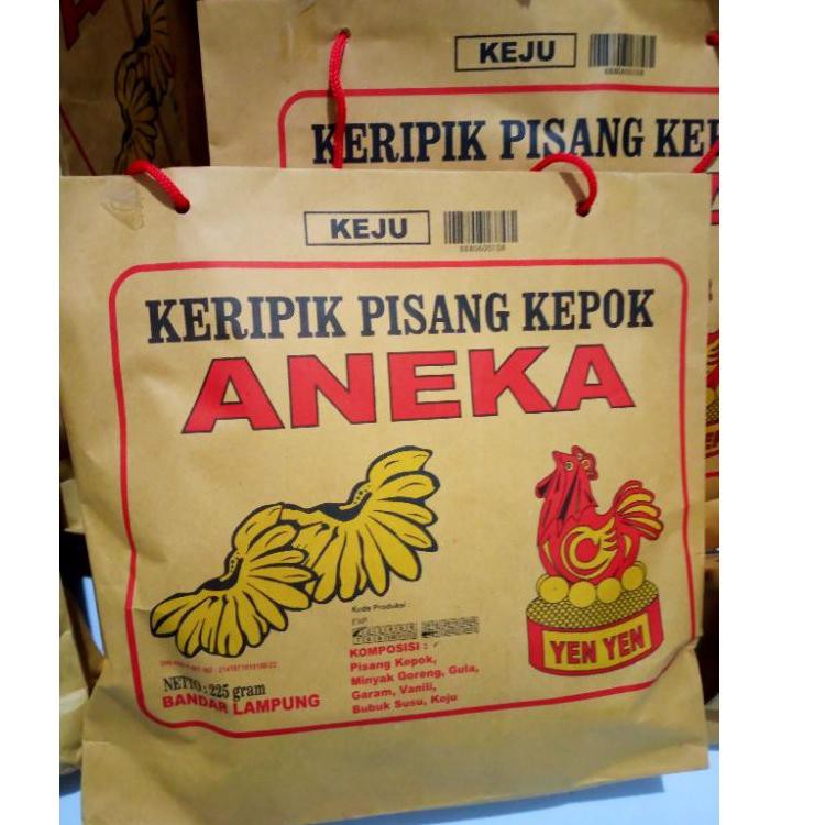 

NEW Keripik Pisang Kepok Aneka Yen Yen Lampung TERLARIS dan TERMURAH
