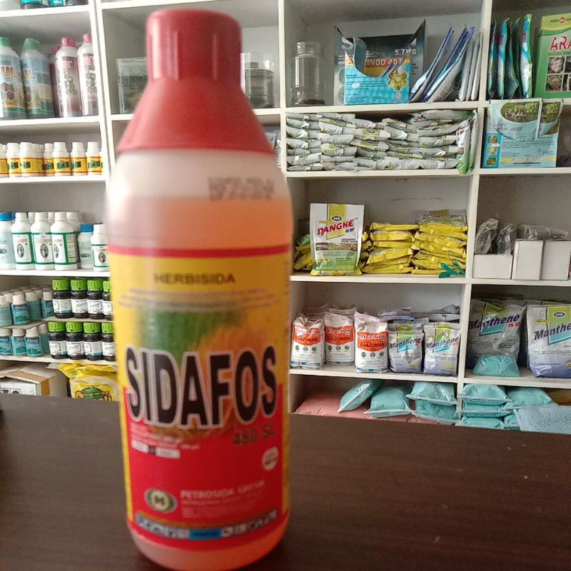 HERBISIDA SIDAPOS 400ml Pembasmi rumput liar bahan aktif IPA GLIFOSAT 480G/L