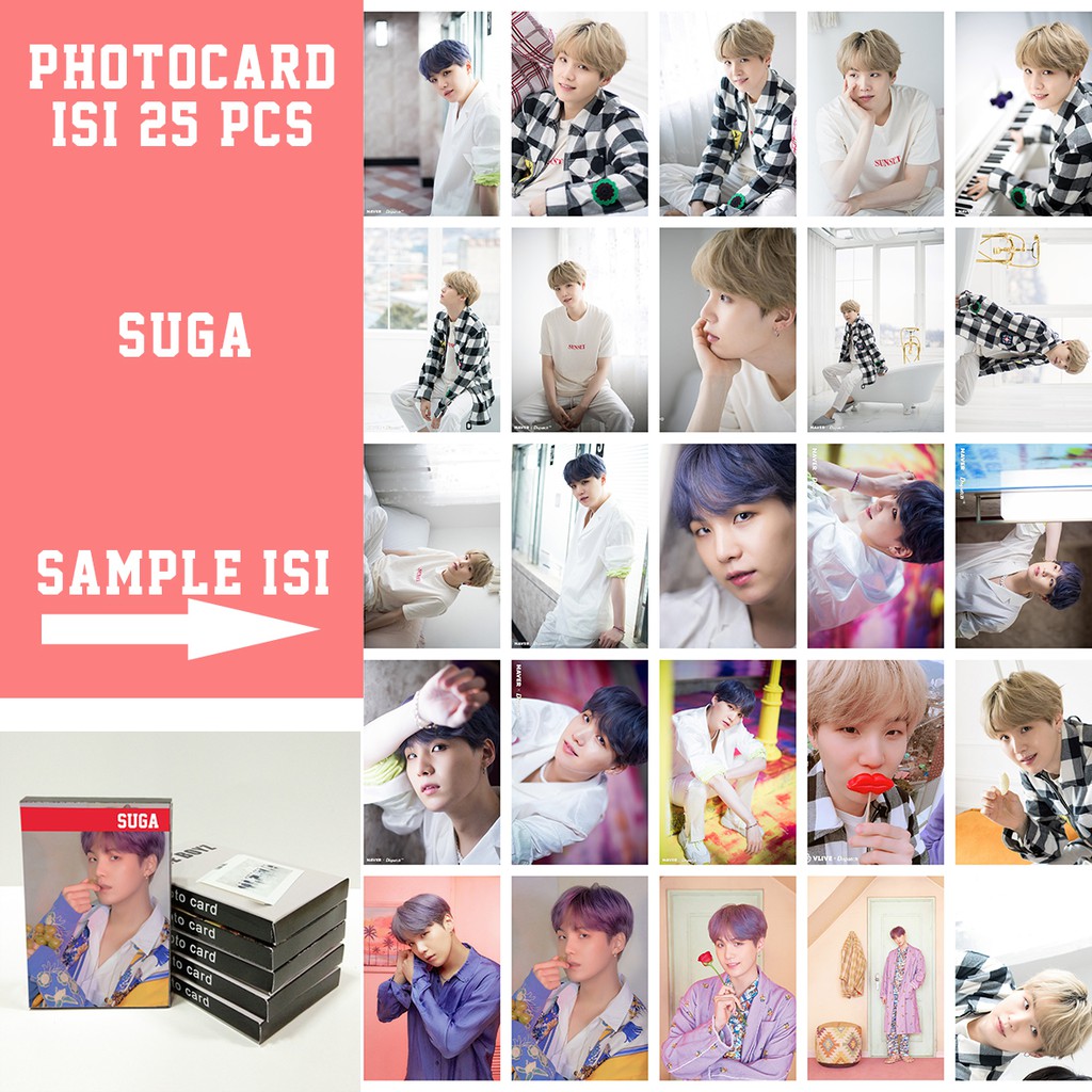 Photocard member bts new 1pack isi 25pcs