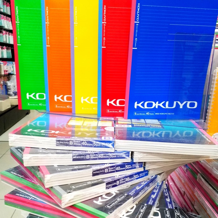 

Kokuyo Notebook B5 Set Mixed Color 5Pcs. 007