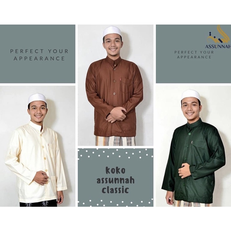 Koko Assunnah Habaib Kerah Tinggi