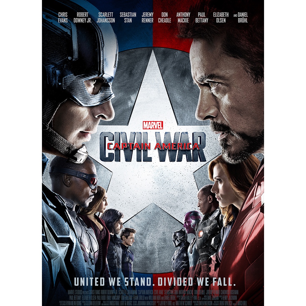 Kaset FiIm DVD: Captain America 3 - Civil War (2016)