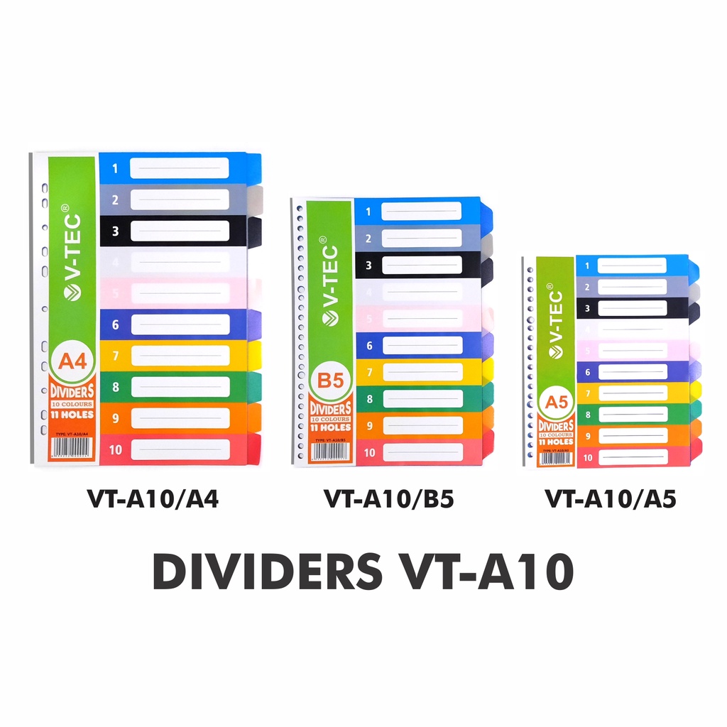 

V-TEC DIVIDER A4 (10 SHEET)
