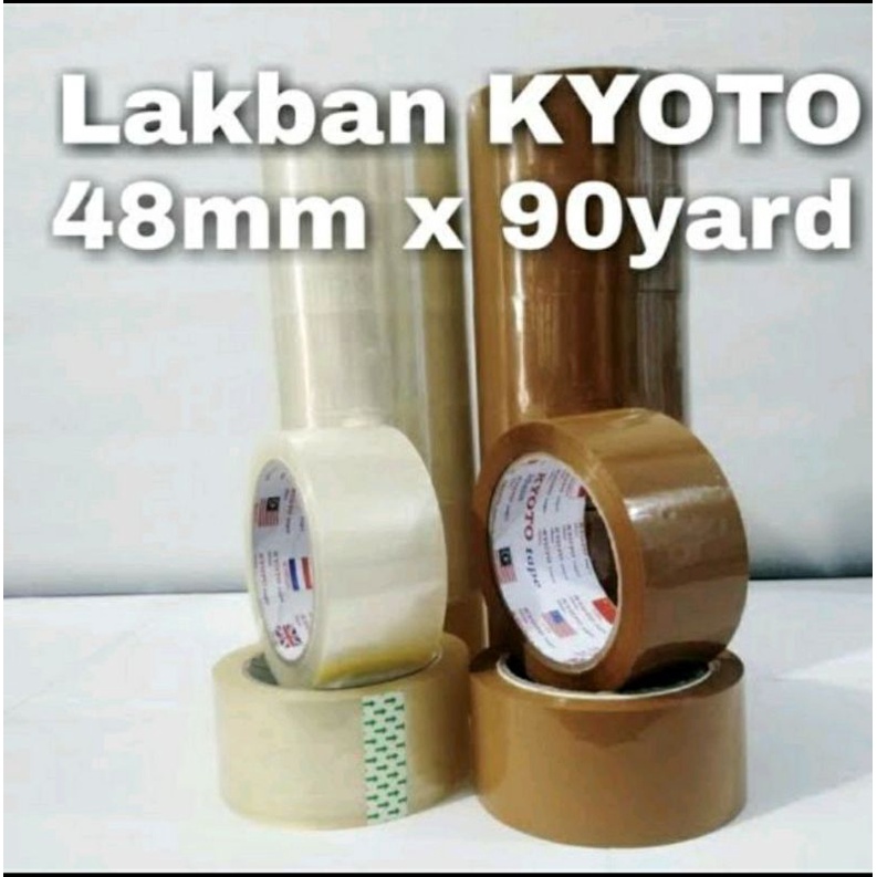 Lakban Coklat / Putih 48 MM x 90 Yard