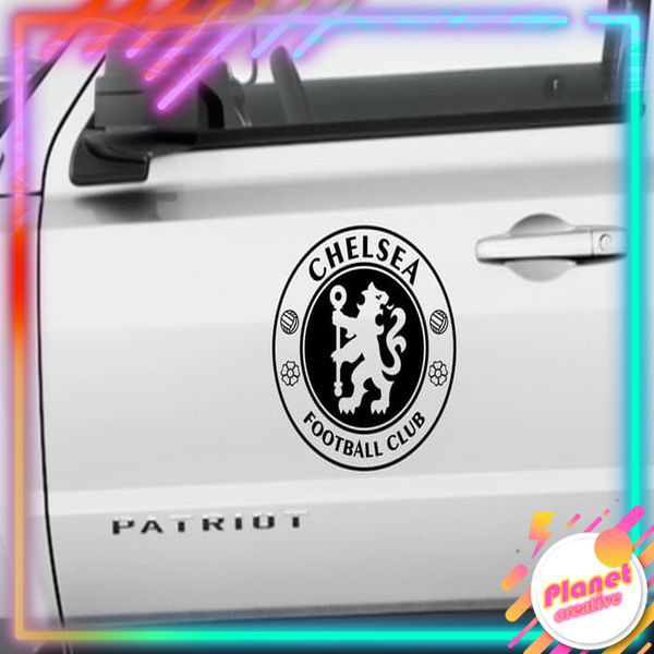 Stiker Mobil Cutting Sticker Body / Kaca Mobil Logo Chelsea FC