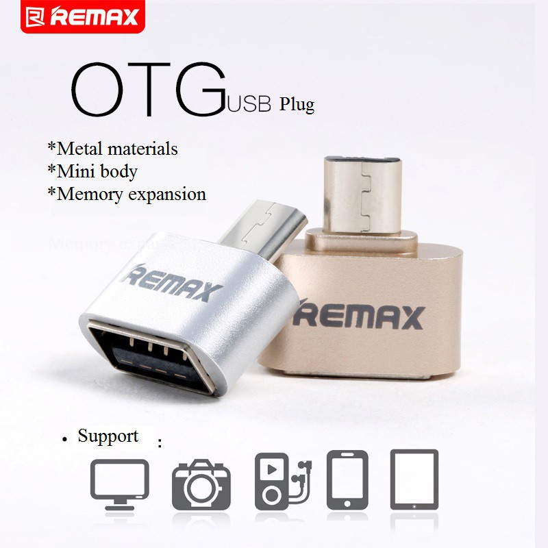 REMAX RA-OTG USB To Micro USB OTG Adapter Converter For Smartphone Android