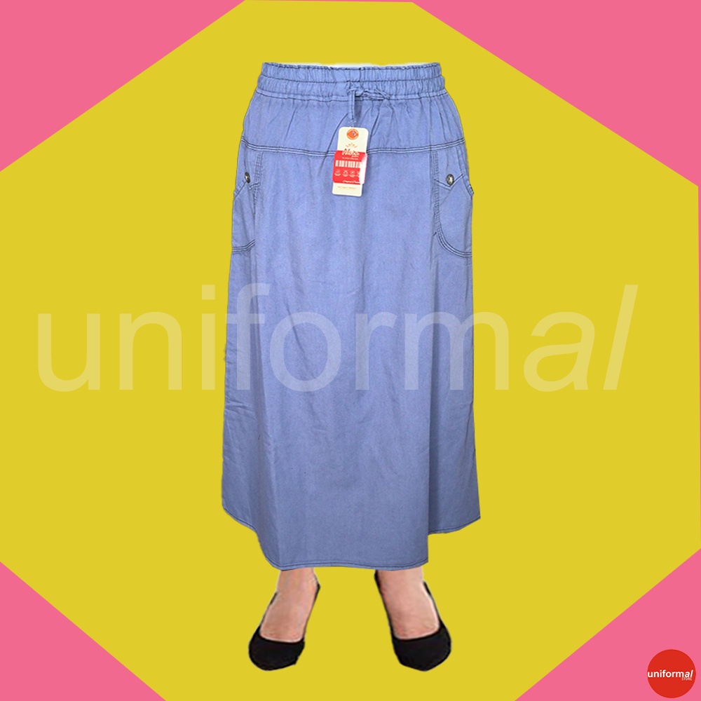 Rok Jeans Wanita Premium Quality