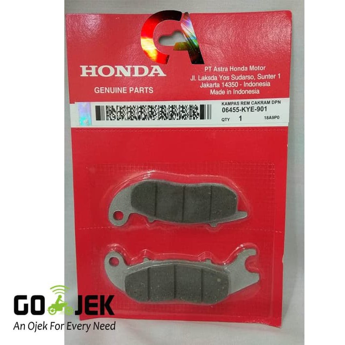 Kampas Rem Depan Cakram Dispad Depan KYE901 Honda MegaPro 2010 KYE901