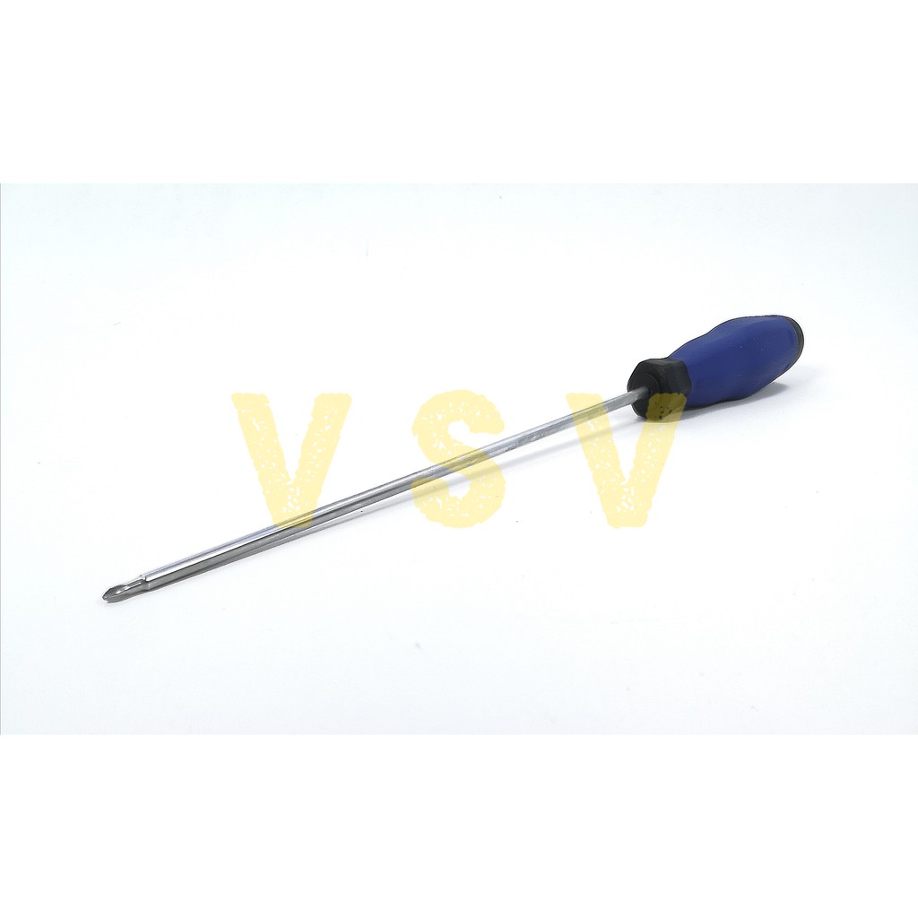 GESTAR Non Slip screwdriver (+)4x200mm Obeng gagang karet Obeng plus