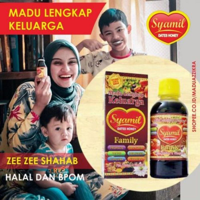 

Madu Lengkap Keluarga Syamil Dates Honey Minuman Herbal Plus Propolis Habatusauda Zaitun Kurma plus