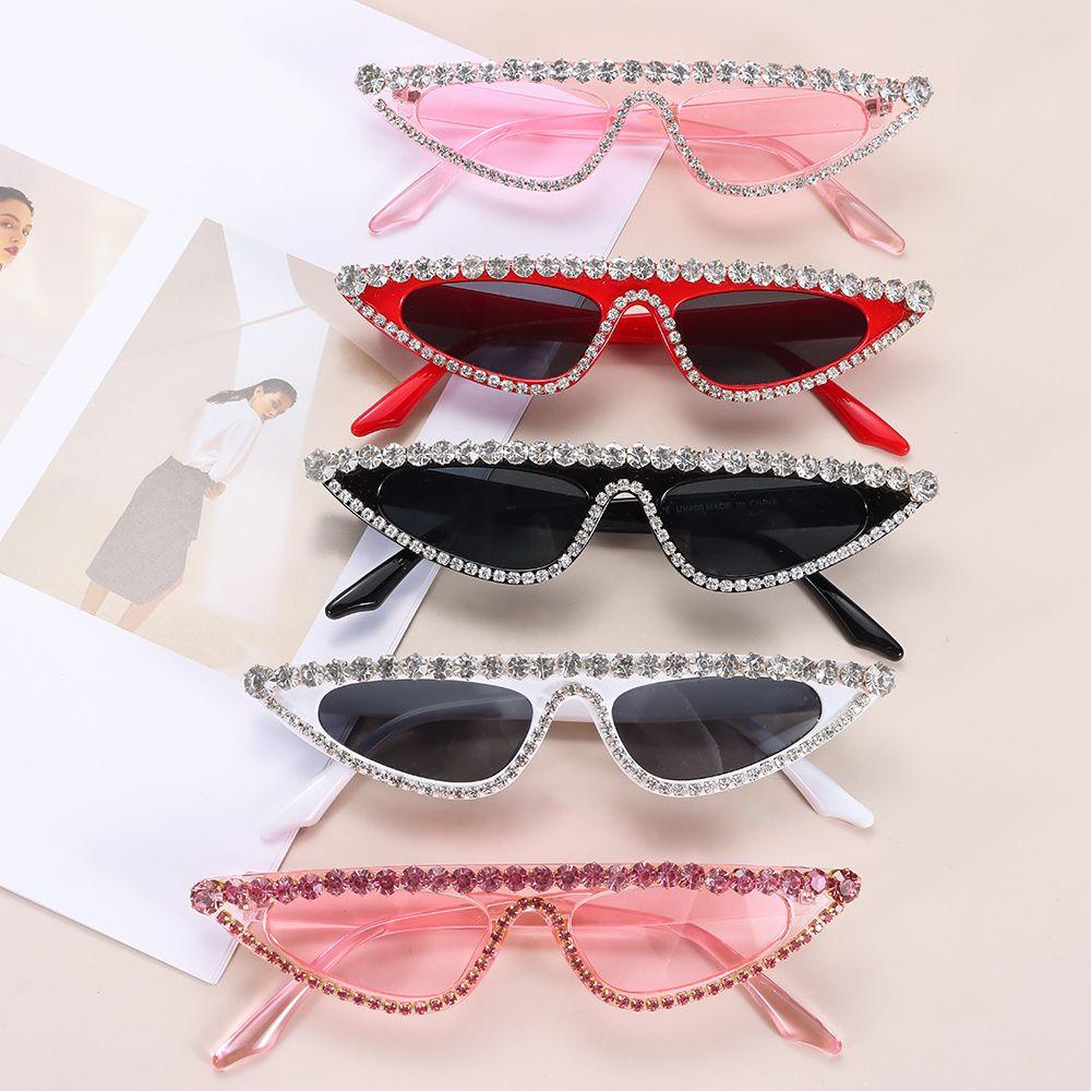 Lily Diamond Sunglasses Trendy UV400 Eyewear Shades Kacamata Hitam