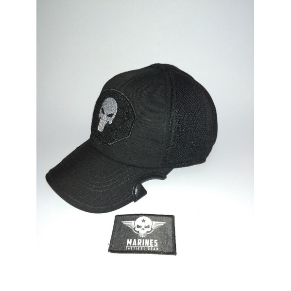 Topi Coak Tactical Logo Tengkorak