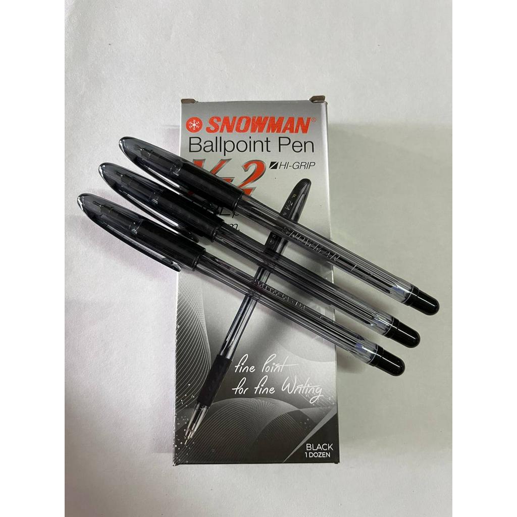 

(1pcs) Pulpen / Boplen Snowman V2 Hitam 0.6mm