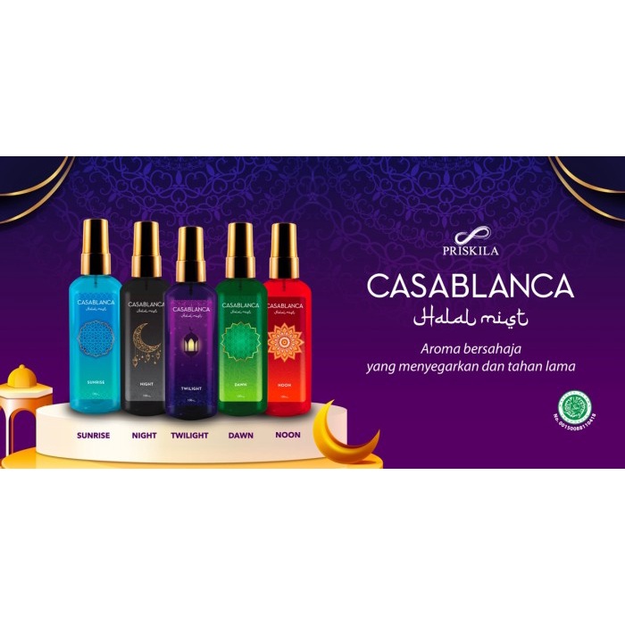 Jual Casablanca Halal Mist Series 100 mL Shopee Indonesia