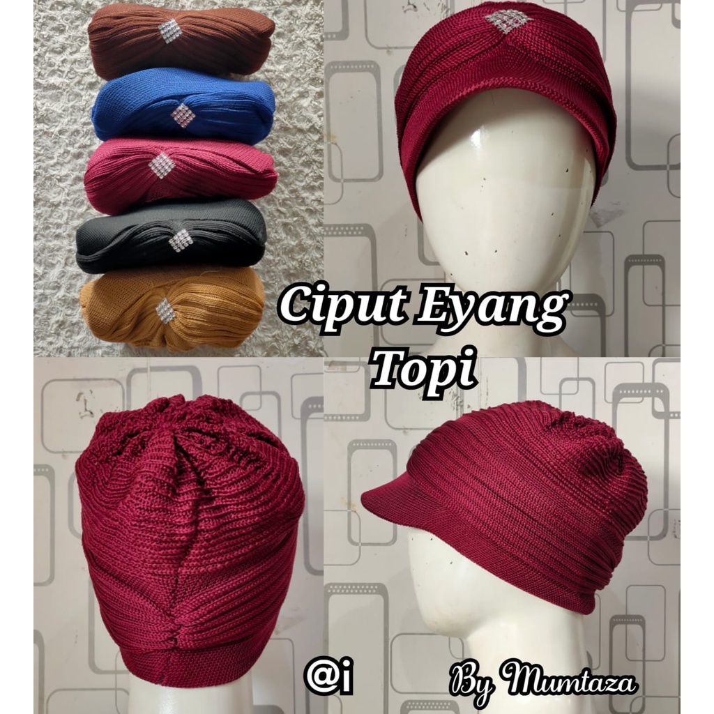 Ciput Eyang Rajut, Topi Nenek, Topi Uti, Ciput Rajut Topi.