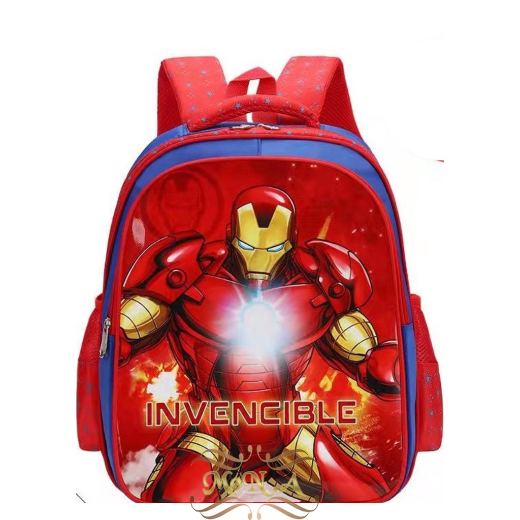 Tas Ransel Anak sekolah Backpack karakter cewek dan cowok R910 -M0168