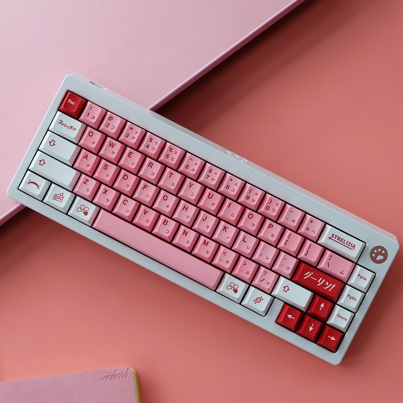 125 Key PBT Iceberg Darling Keycaps Cherry Profile DYE SUB Personalized Japanese Keycap For Cherry MX Switch Mechanical Keyboards