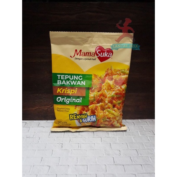 

Mamasuka Tepung Bakwan 250gr / Mamasuk Tepung Bakwan / Tepung Bakwan
