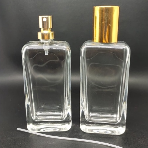 Botol parfum V32640 50ml Pump+Tutup FULL Gold perpcs