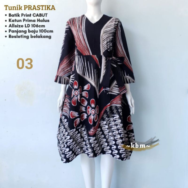 Tunik prastika katun cabut