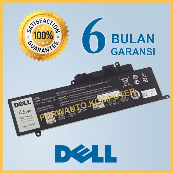 Original Baterai Laptop DELL Inspiron 11-3147 11-3148 11-3152 11-3153 11-3157 11-3158 13-7347 13-734