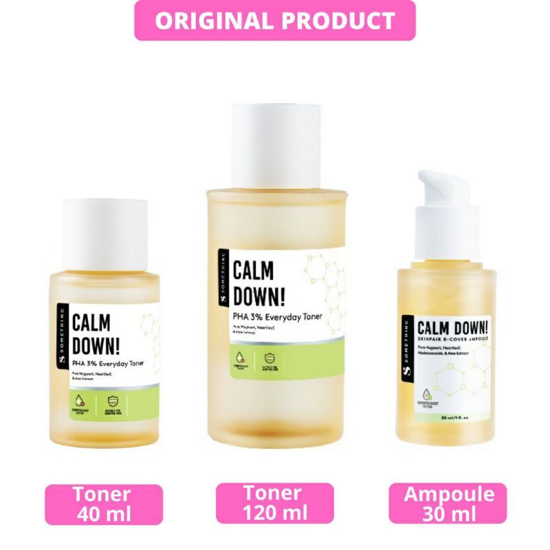 SOMETHINC CALM DOWN PHA 3% EVERYDAY TONER &amp; SERUM