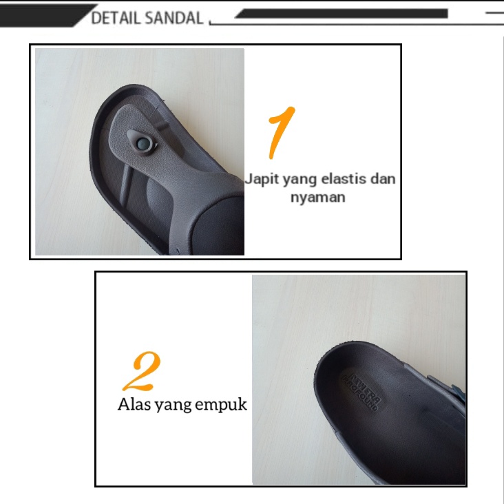 gof NEW ERA MB E 5037 Sandal Jepit Karet Sintetis Pria 39/43