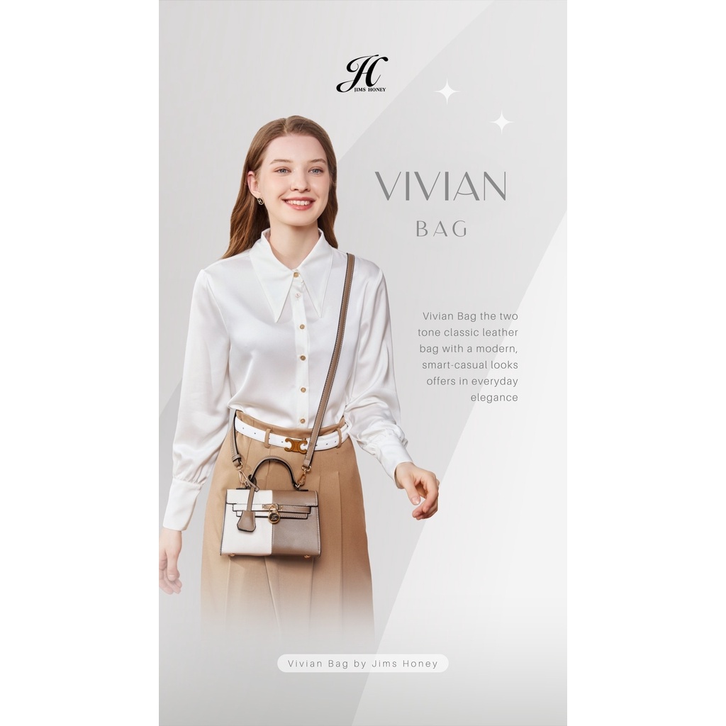 Jimshoney Vivian Bag - Tas Selempang Cewek Mewah Elegan Slingbag Wanita Jims Honey Original JH Terba