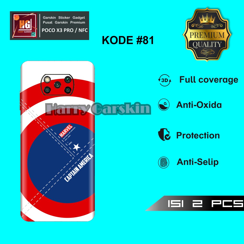Original Garskin Xiaomi Poco X3 Pro & NFC Motif ROG Edition Free Custom Gambar