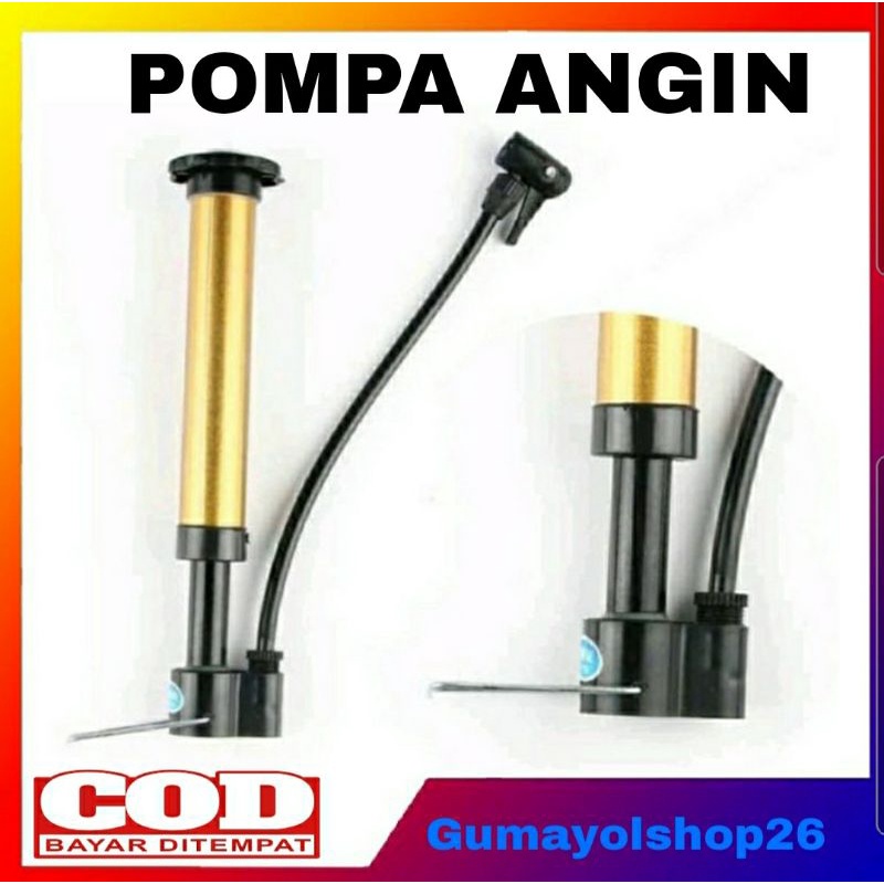 Pompa Angin Ban Sepeda Mini / Pompa Portable Ban Sepeda / Pompa Ban Sepeda Balon Portable Multifungsi