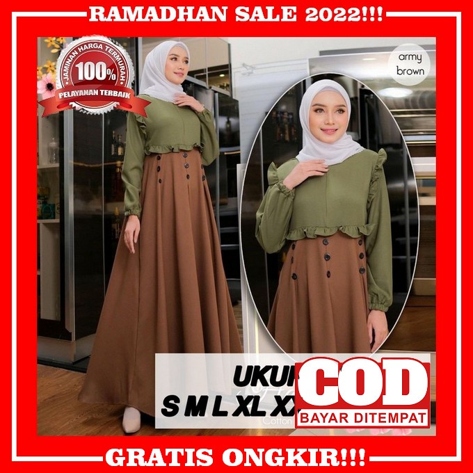 Riskia Gamis Rajut Import Polos Jumbo Wanita Busui Big Size Ld 110 120 Adem Melar Kekinian Terbaru 2