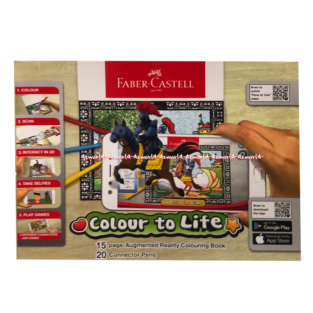 Faber Castell Color to Life Pensil Mewarnai Menjadi 3D