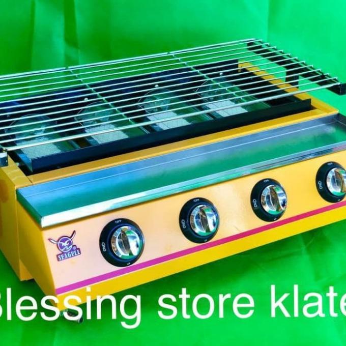 &<&<&<&] KOMPOR PANGGANGAN SEAGULL 4 TUNGKU / ROASTER BBQ 4 TUNGKU