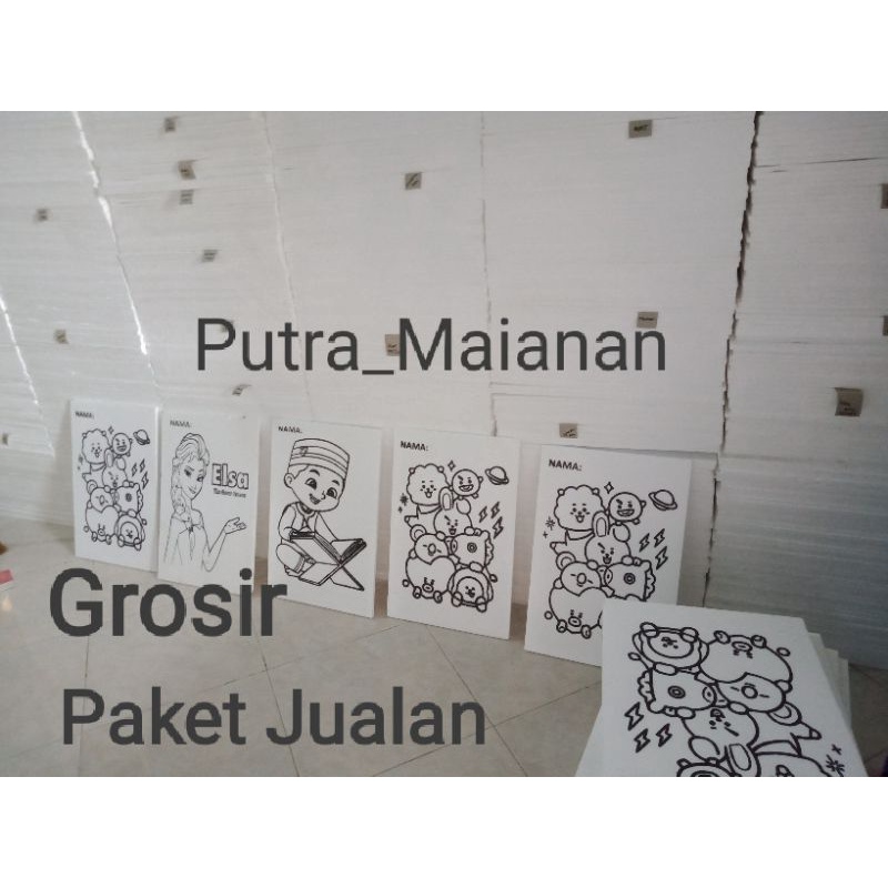 10 pcs Sterofoam melukis paket jualan