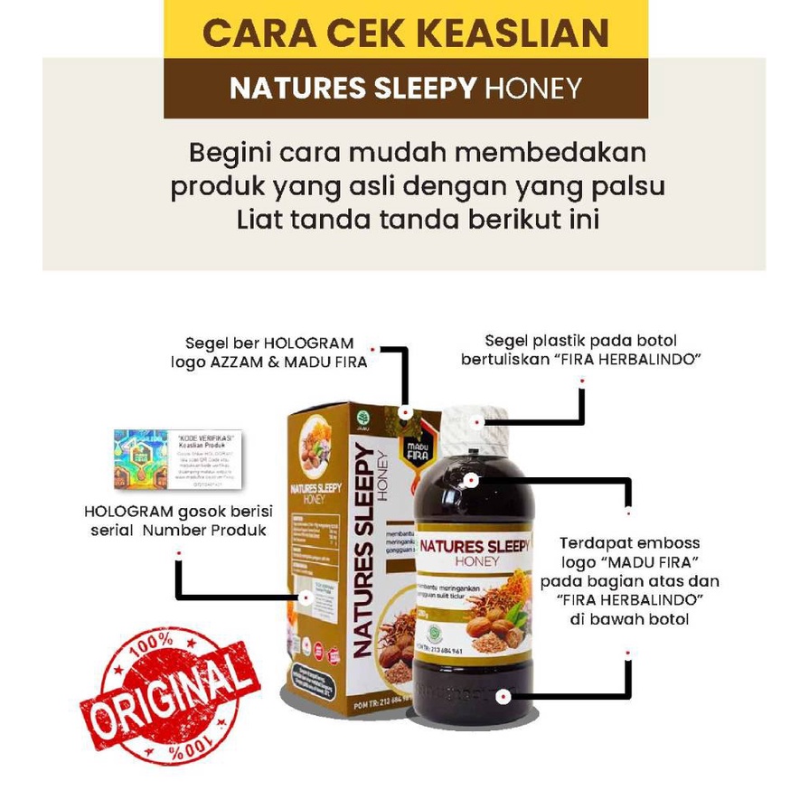 Madu Natures Sleepy Obat Susah Tidur Insomnia Herbal Lelap Tidur Imsomnia